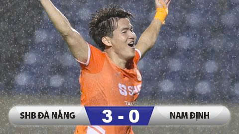  Kết quả Đà Nẵng 3-0 Nam Định: Khách gục ngã sau 2 thẻ đỏ 